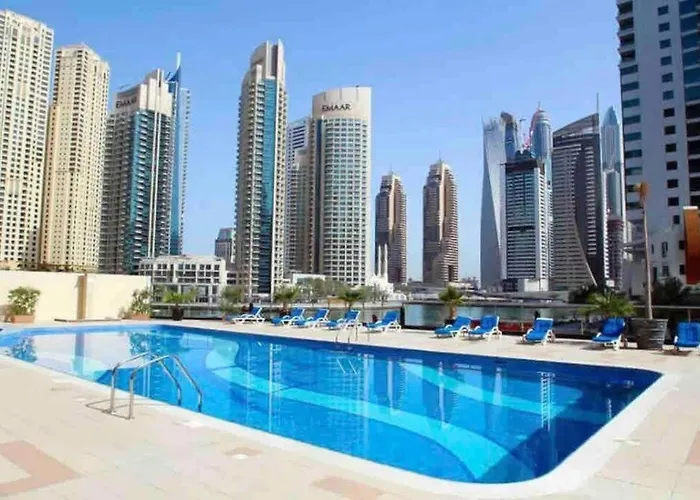 Studio Apartment Marina Dubai And Sea View At 10Mn From Jbr Beach & Metro Deluxe Studio Apt For 4Ppl Late Check-In & Late Check-Out